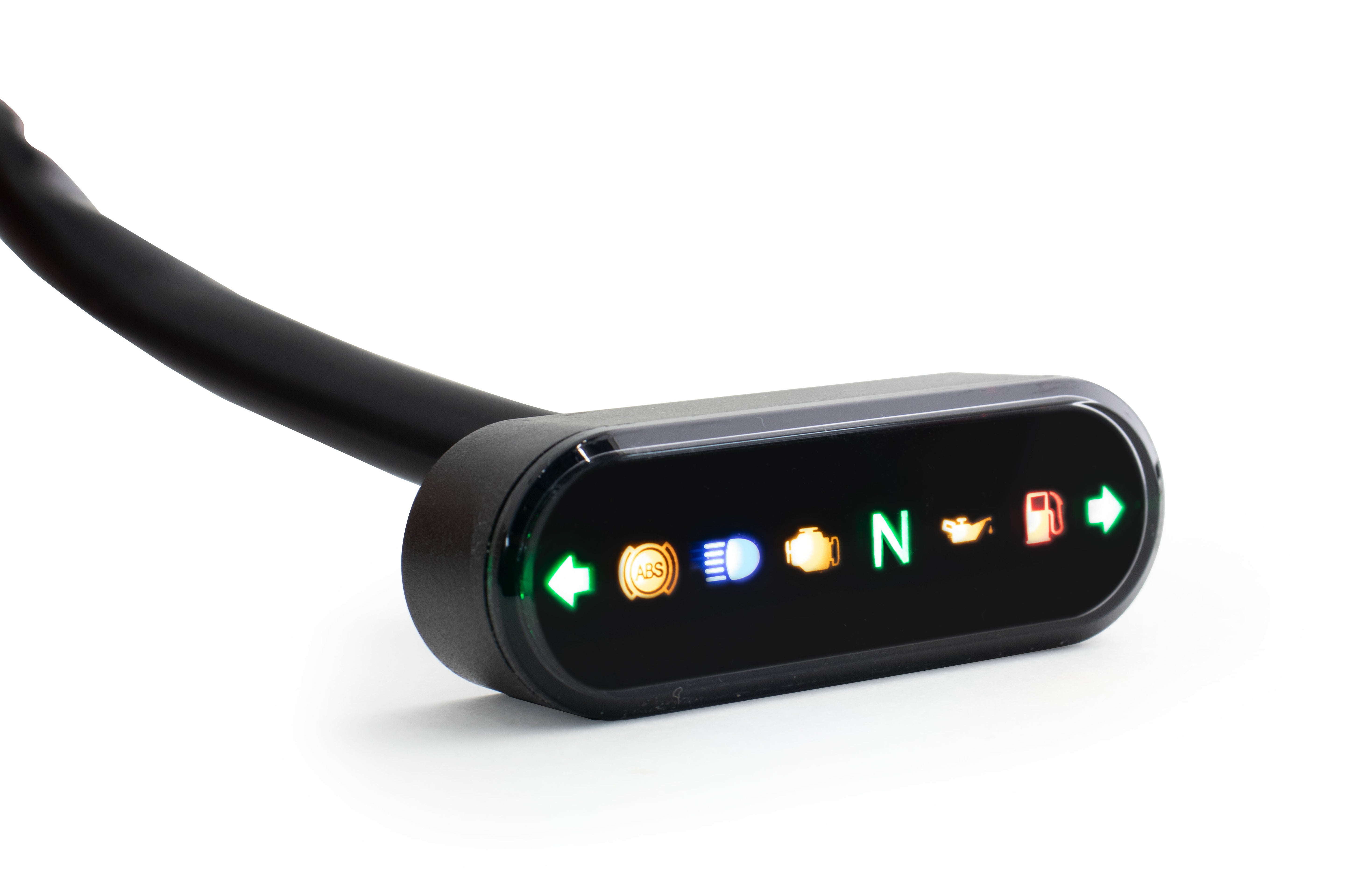 Indicator Light Display Meter Black