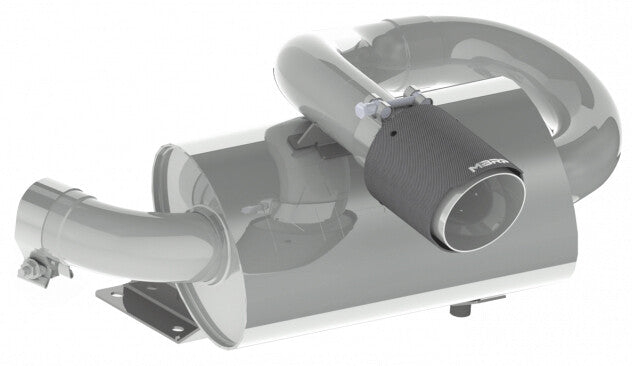 MBRP Performance Muffler Exhaust AT-9211PT - Single Slip-ON Center Exit CF Tip