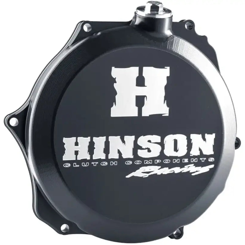 Black Hinson clutch cover for C091 Billetproof Clutch, billetproof clutch cover upgrade