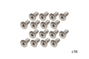 Kentrol 30733 Kentrol 87-95 Jeep Wrangler YJ Windshield Bolts 16 Pack Stainless