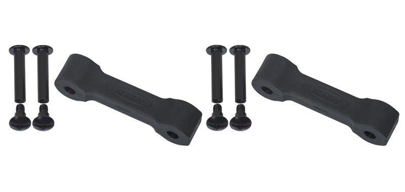Kentrol 70071 Kentrol 07-18 Jeep Wrangler JK Replacement Hood Catch Rubbers Pair - Textured Black