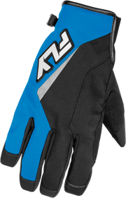 Title Gloves Blue/White Lg