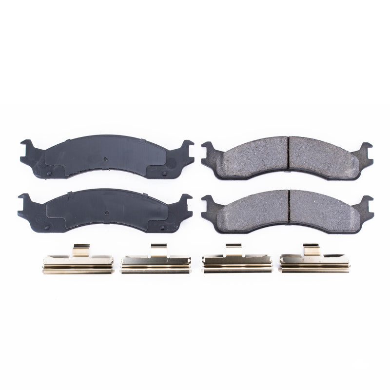 PowerStop 17-655 Power Stop 1998 Dodge B2500 Front Z17 Evolution Ceramic Brake Pads w/Hardware