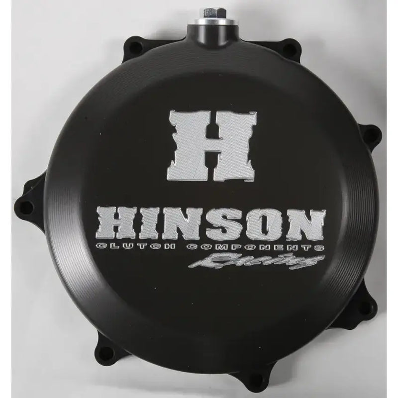 Black Hinson clutch cover for Kaw KFX450R high performance clutch ignition upgrade