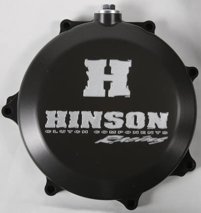Black Hinson clutch cover for Kaw KFX450R high performance clutch ignition upgrade