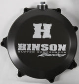 Black Hinson clutch cover for Kaw KFX450R high performance clutch ignition upgrade