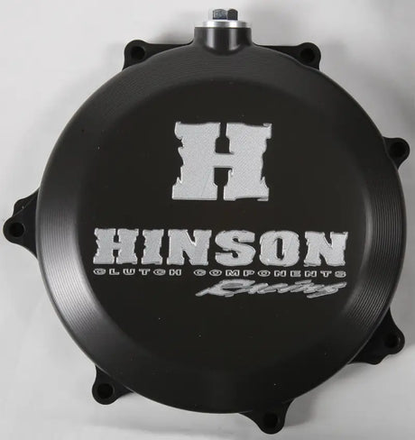 Black Hinson clutch cover for Kaw KFX450R high performance clutch ignition upgrade