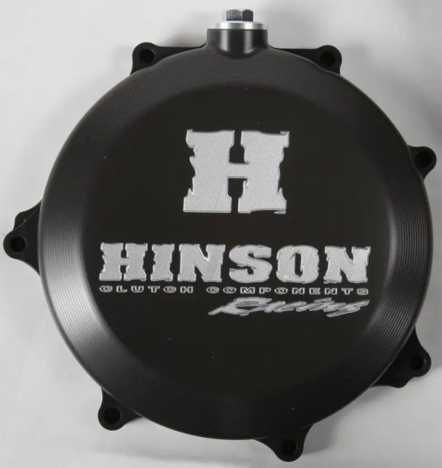 Black Hinson clutch cover for Kaw KFX450R high performance clutch ignition upgrade