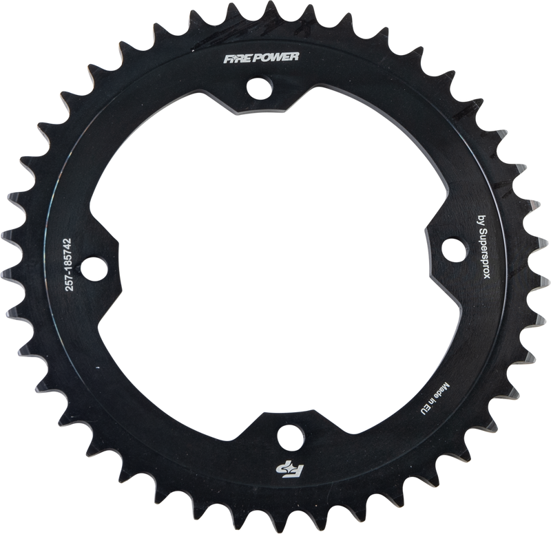 FPS-1857-42-BLK Fire Power Rear Sprocket Steel 42T Blk