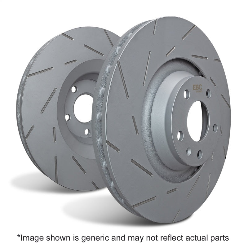 EBC USR1284 USR1284 EBC 05-14 Volkswagen Golf 2.5 (Girling rear caliper) USR Slotted Rear Rotors