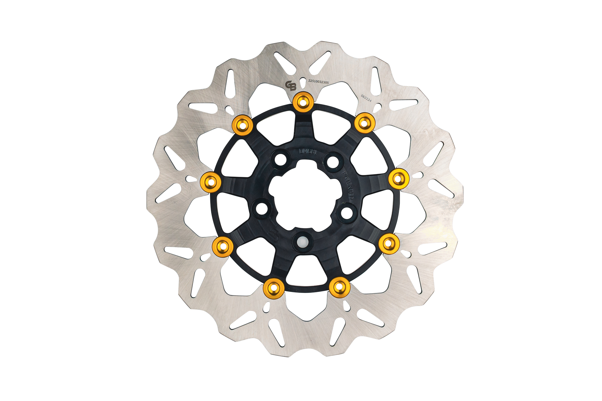 Gbrakes Wave Colored Brake Rotors Gbdu080 - Black Gold
