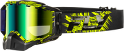 Zone Snow Goggle Grn/Blk W/Green Mir/Yellow Lens