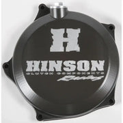 Black Hinson clutch cover on C357 Clutch Cover Kaw for motorcycle upgrades