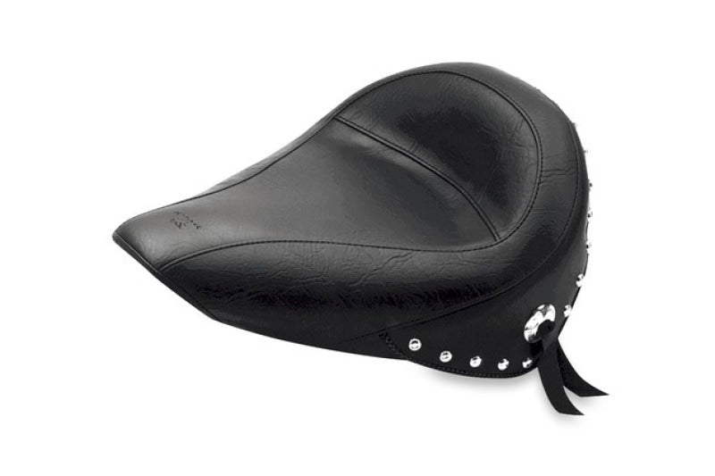 Mustang Motorcycle 75084 Mustang 84-06 Harley Standard Rear Tire Standard Touring Solo Seat w/Studs - Black