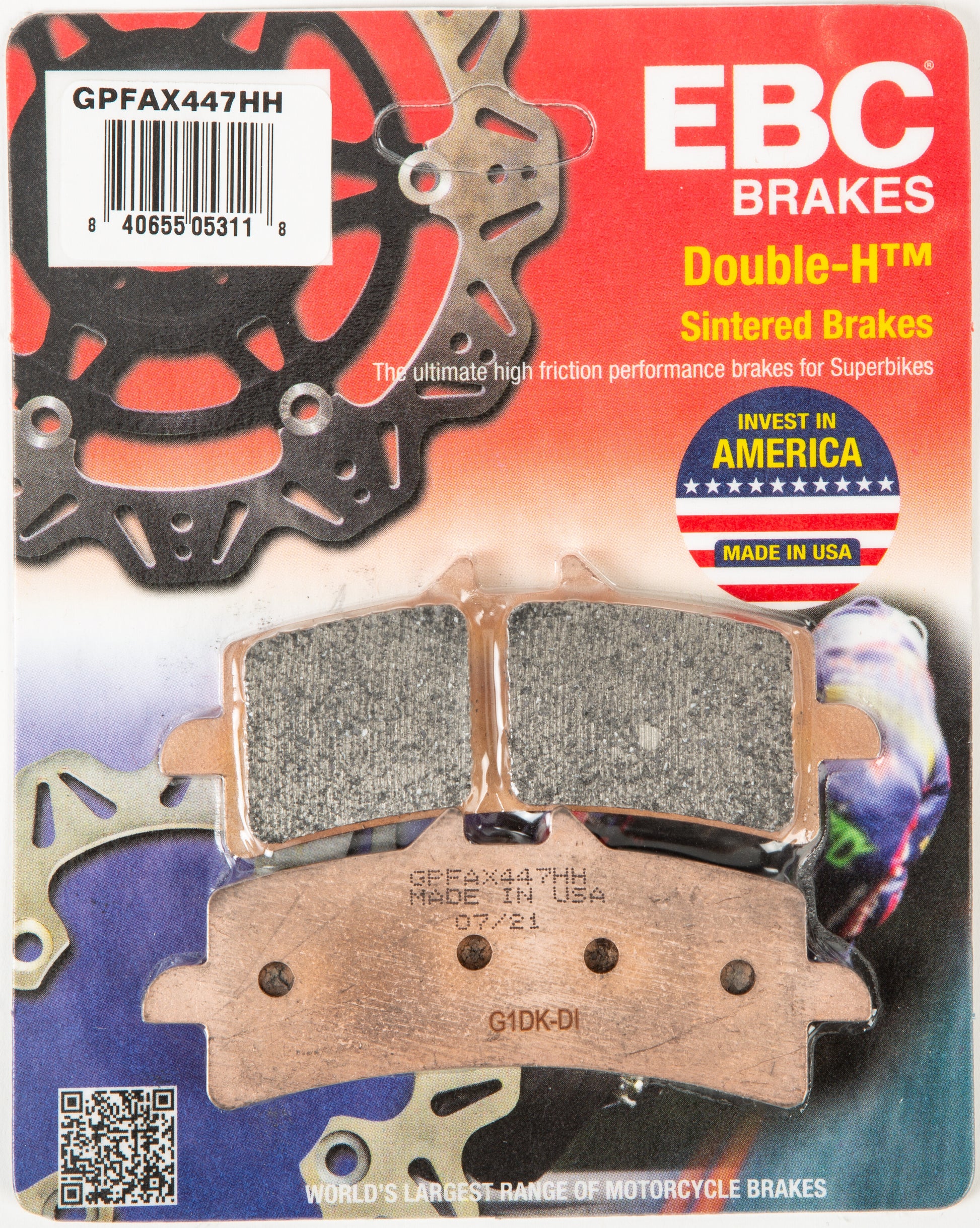 EBC Gpfax Sintered Road Race Brake Pads Gpfax447HH