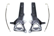 MAXTRAC 705340 MaxTrac 04-18 Nissan Titan 2WD 4in Front Lift Spindles w/Extended DOT Compliant Brake Lines