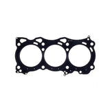 Black Cometic NIS VQ37VHR gasket with 3 circular openings and reinforced edges