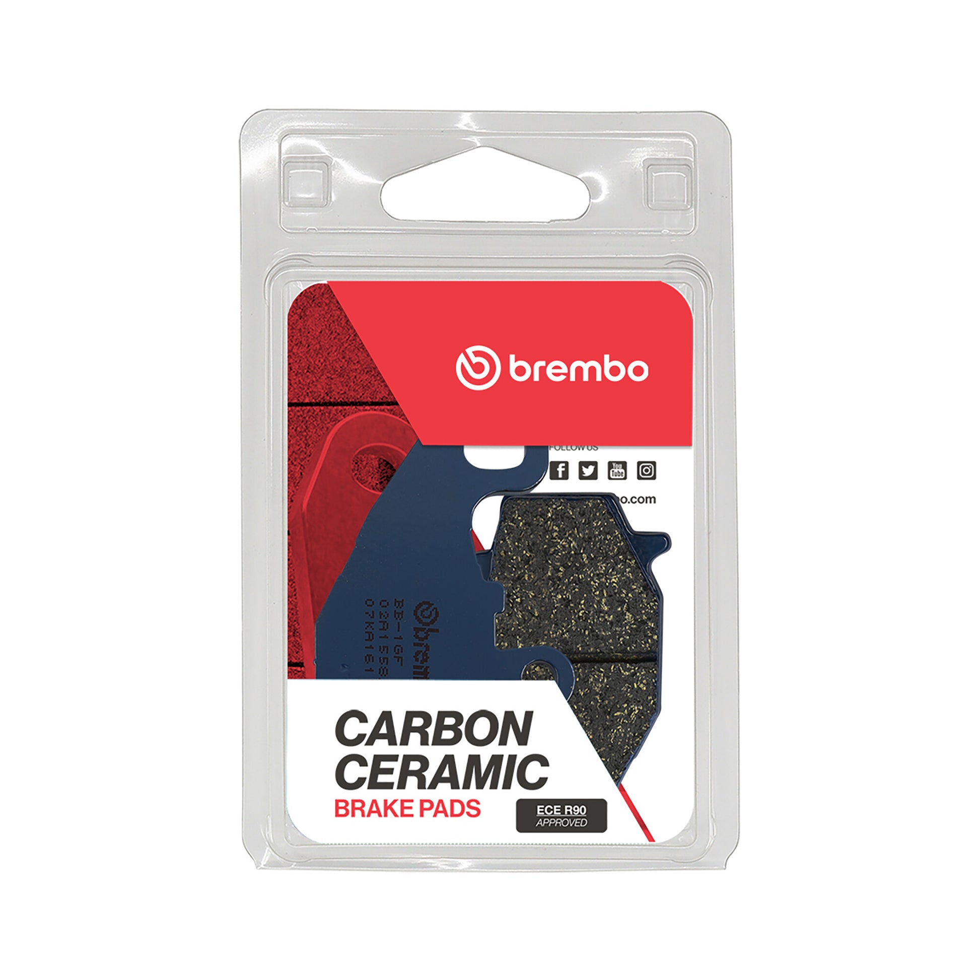 Brembo OEM Organic Brake Pads 07KA1617 - Prime