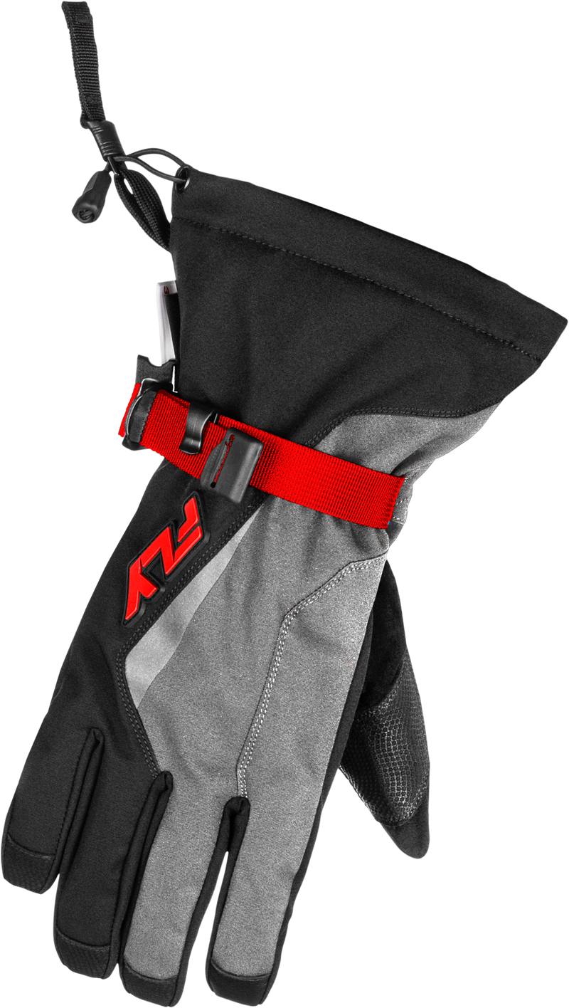 Title Gauntlet Gloves Red/Light Grey/Black Md