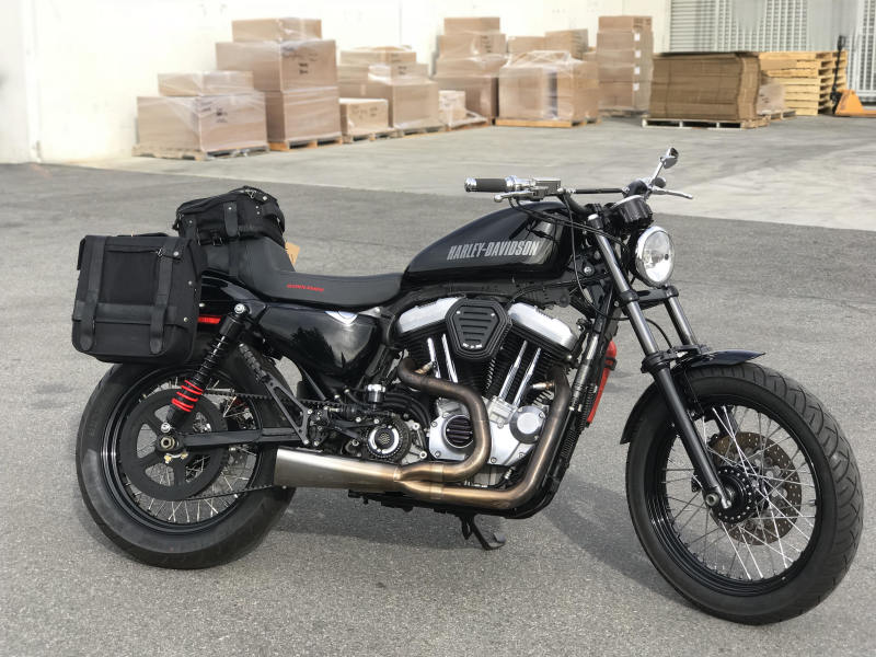 Burly Brand B15-1000B Burly Brand Voyager Saddlebag Each - Black