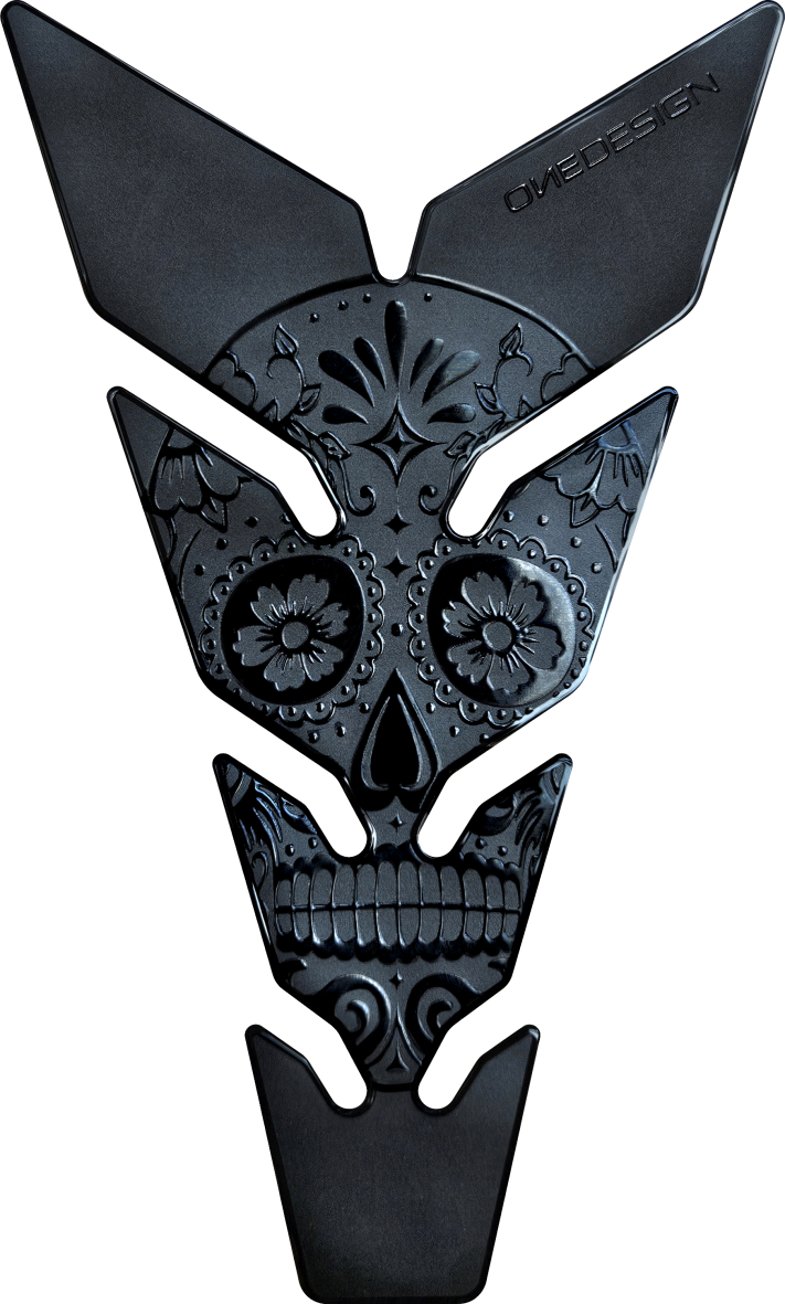 ONE Emblems Ultra-Thin Tank Pads Accessories XT4 - Black Ultra-Thin Pad Skull