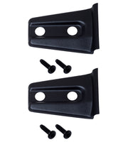 Kentrol 80019 Kentrol 07-18 Jeep Wrangler JK Hood Hinge Overlays Pair- Textured Black