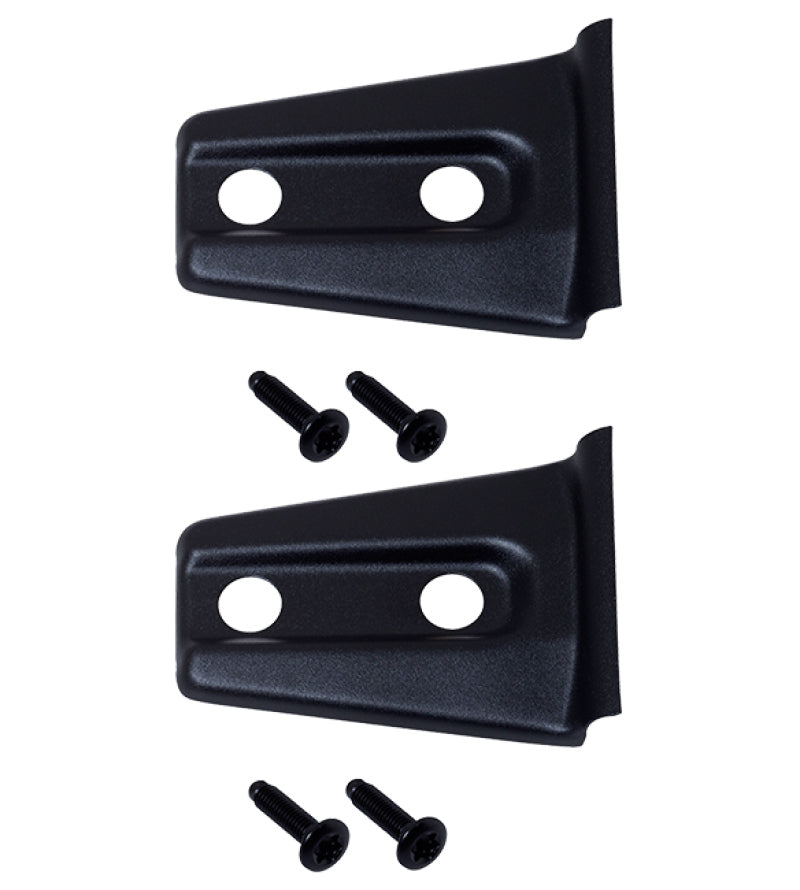 Kentrol 80019 Kentrol 07-18 Jeep Wrangler JK Hood Hinge Overlays Pair- Textured Black