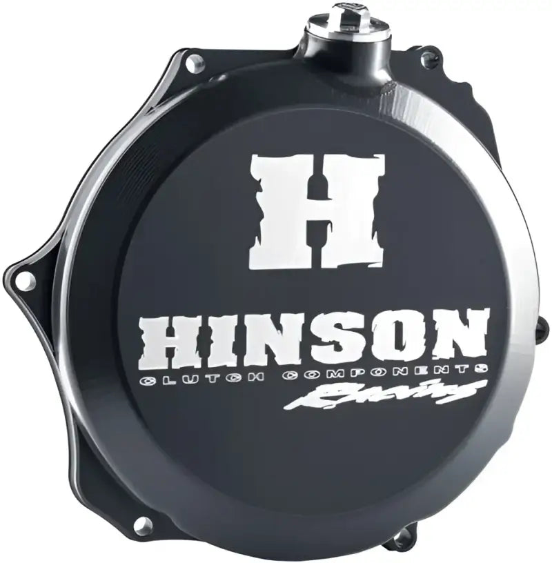 Black Hinson clutch cover for C654 Billetproof Clutch, C654 Billetproof style