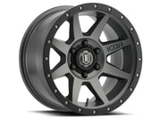 ICON 1817855557TT ICON Rebound 17x8.5 5x150 25mm Offset 5.75in BS 110.1mm Bore Titanium Wheel - 1817855557TT