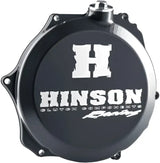 Black Hinson clutch cover for C677 Billetproof Clutch Cover, sleek and durable upgrade