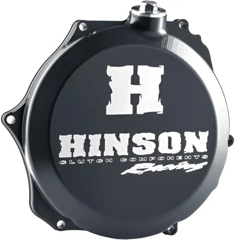 Black Hinson clutch cover for C677 Billetproof Clutch Cover, sleek and durable upgrade