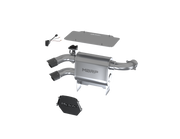 MBRP Active Exhaust System AT-9208AS - Dual Slip-ON CF Tip