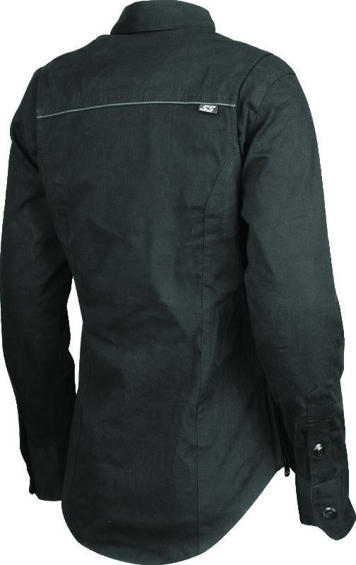 Speed and Strength 880429 Speed and Strength Speed Society Armored Moto Shirt Black Womens - XS - 880429