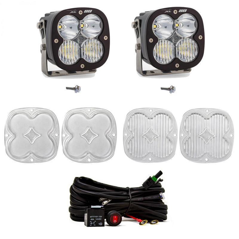 Baja Designs 447751 Baja Designs 2021+ Ford Bronco A Piller Light Kit XL80 D/C