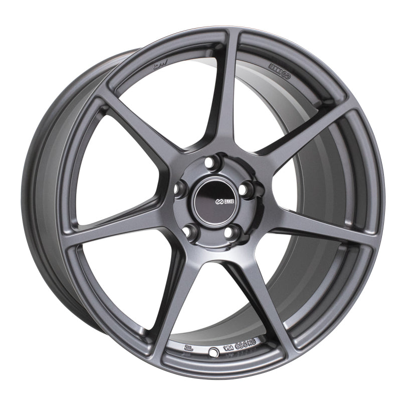 Enkei 516-895-6538GM Enkei TFR 18x9.5 5x114.3 38mm Offset 72.6 Bore Diameter Matte Gunmetal Wheel