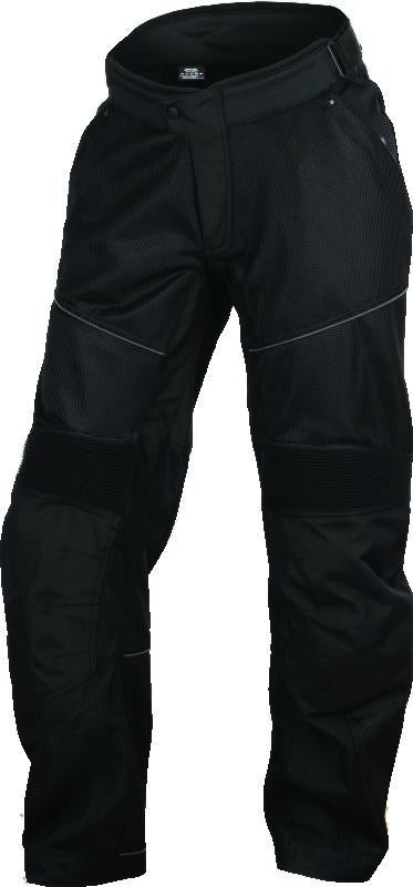 First Gear 526200 FIRSTGEAR Reflex Mesh Pants Black - 36 - 526200