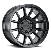 Raceline 950B-78560-00 Raceline 950B Gauge 17x8.5in / 6x139.7 BP / 0mm Offset / 106.1mm Bore - Satin Black Wheel
