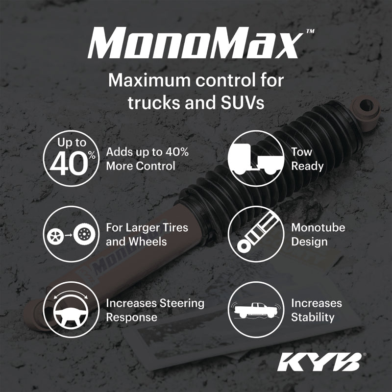 KYB 565018 KYB Shocks & Struts Monomax Front DODGE Ram 1500 2500 3500 Pickup (4WD) - Lift Replacement Shocks 19