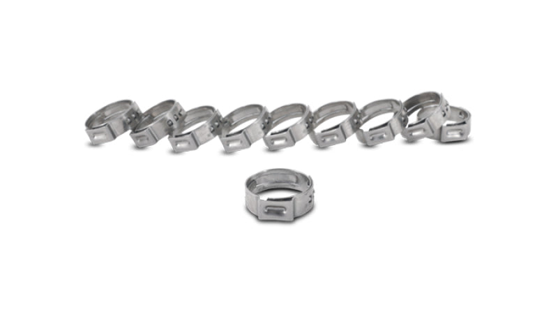 Vibrant 12275 STAINLESS STEEL PINCH CLAMPS:12.815.3MM(PACK OF 10)