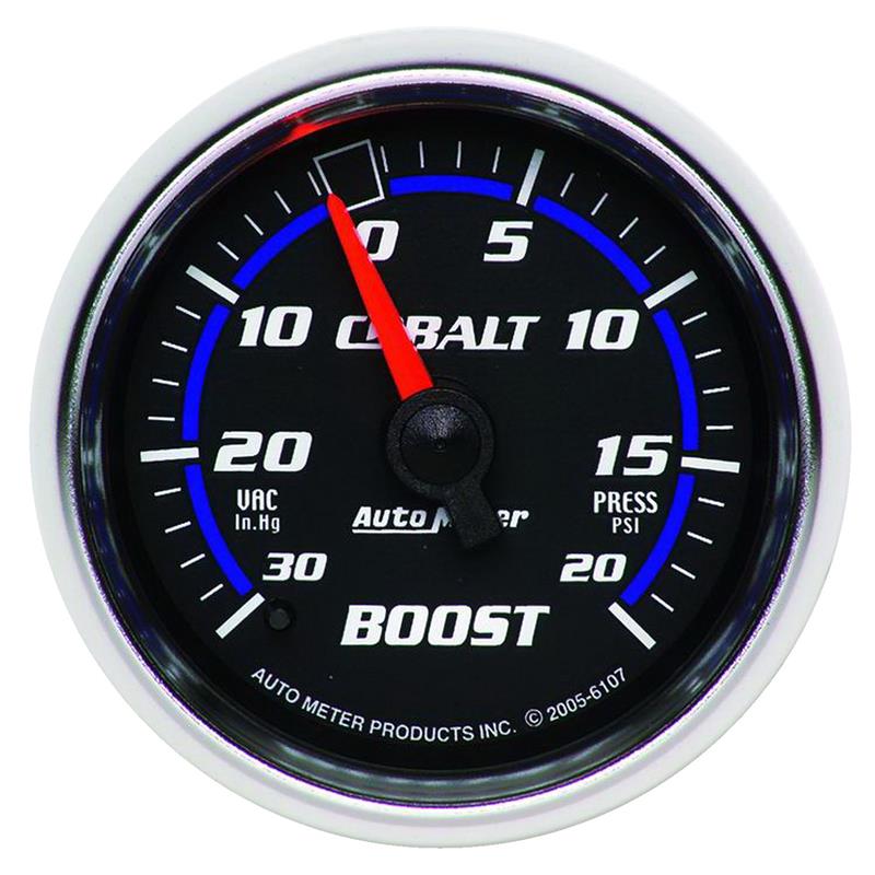 AutoMeter 6107 Autometer Cobalt 52mm 20psi mechanical Boost Gauge