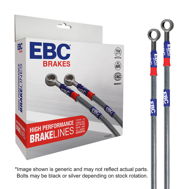 EBC BLA7559-6L EBC 96-98 BMW Z3 1.9L Stainless Steel Brake Line Kit