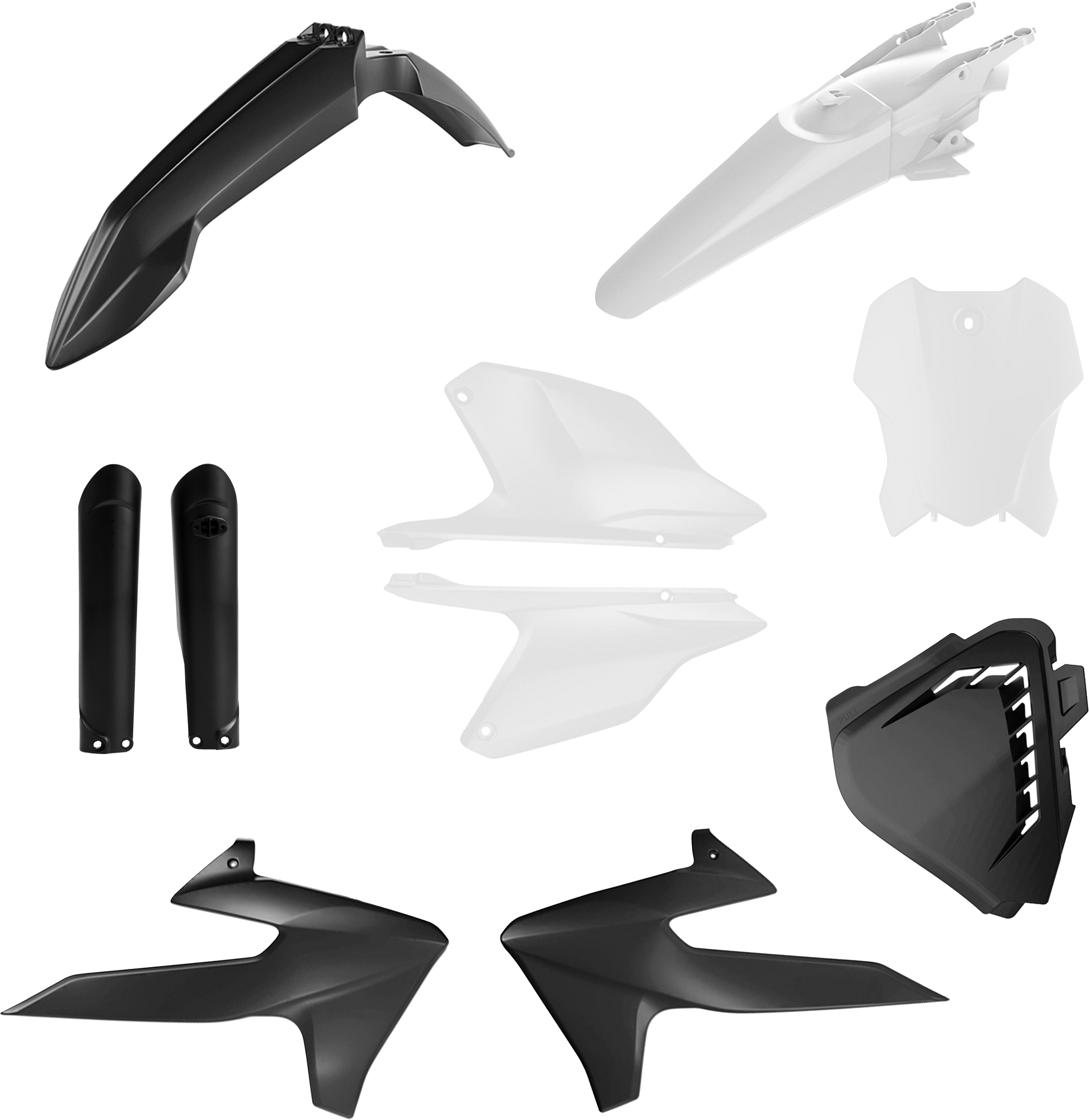 Acerbis Full Plastic Kit Body 2987508211 - KIT- Tri Original