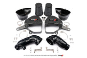 AMS ALP.28.08.0001-2 AMS Performance Infiniti Q50/Q60 Red Alpha Matte Carbon Intake Kit