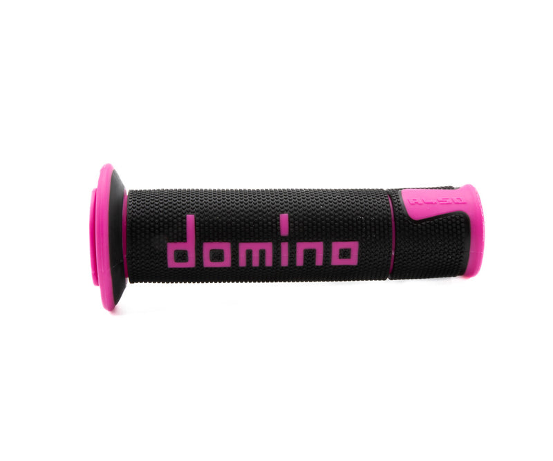 Domino Racing A450 Road Racing Grips A45041C4340B7-0 - Black Fuchsia Pair