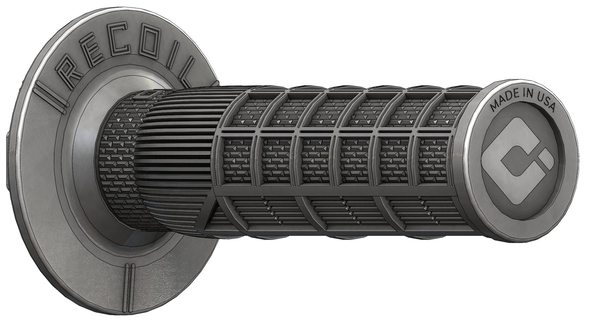 ODI ODI RadialsX-MX Lock-On Grips H36RCU - Blue Recoil SX-MX V2 Lock-ON Grip