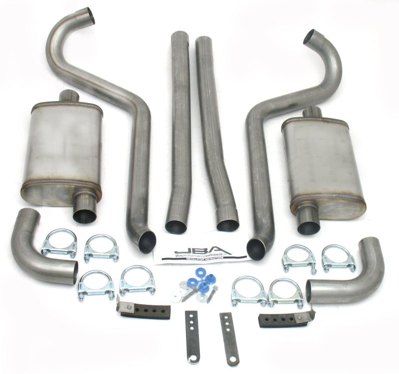 JBA 40-2650 JBA 65-70 Ford Mustang 260-428 409SS Dual Turn Down Header Back Exhaust