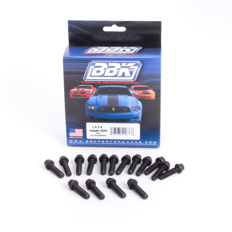 BBK 1624 BBK Ford Modular 4.6 5.4 Exhaust Header Bolts 8mm 1.25 x 30mm (16)