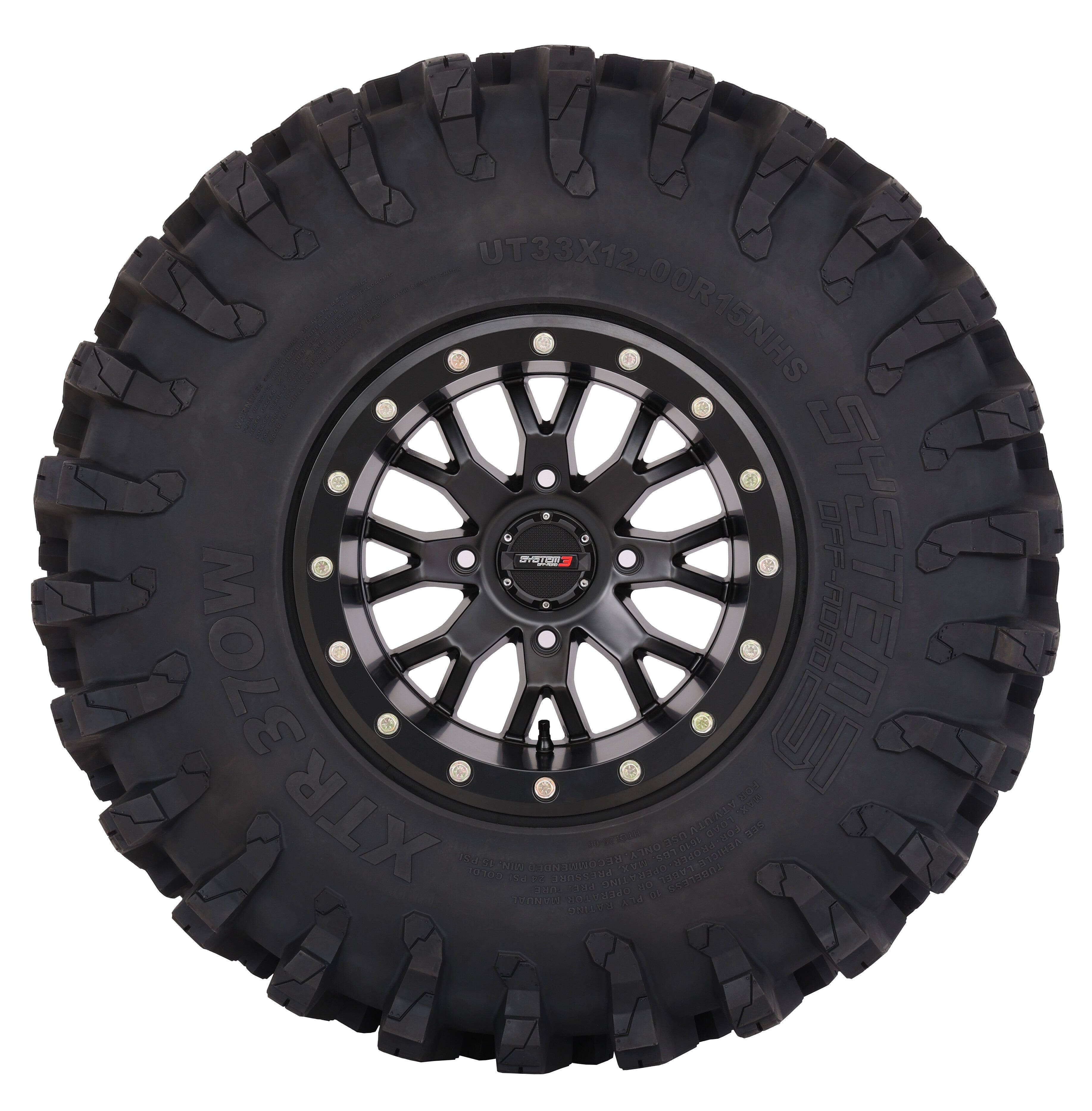 System 3 XTR370W Tires S3-1871 - Tire 8-PLY 35X12R-15 Sticky