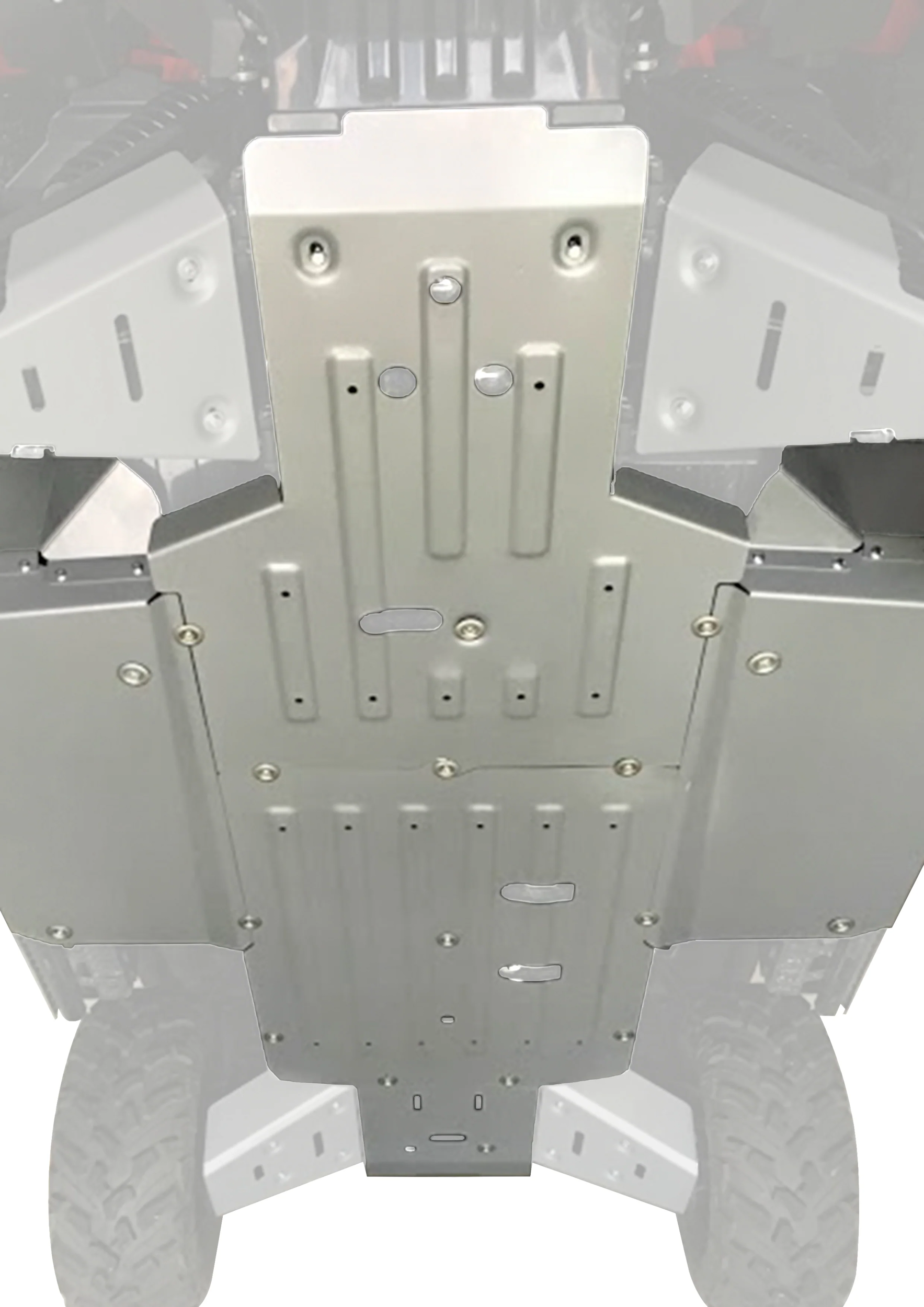 Rival Powersports USA Central Skid Plate Guards/Braces 2444.2150.2 - Alloy