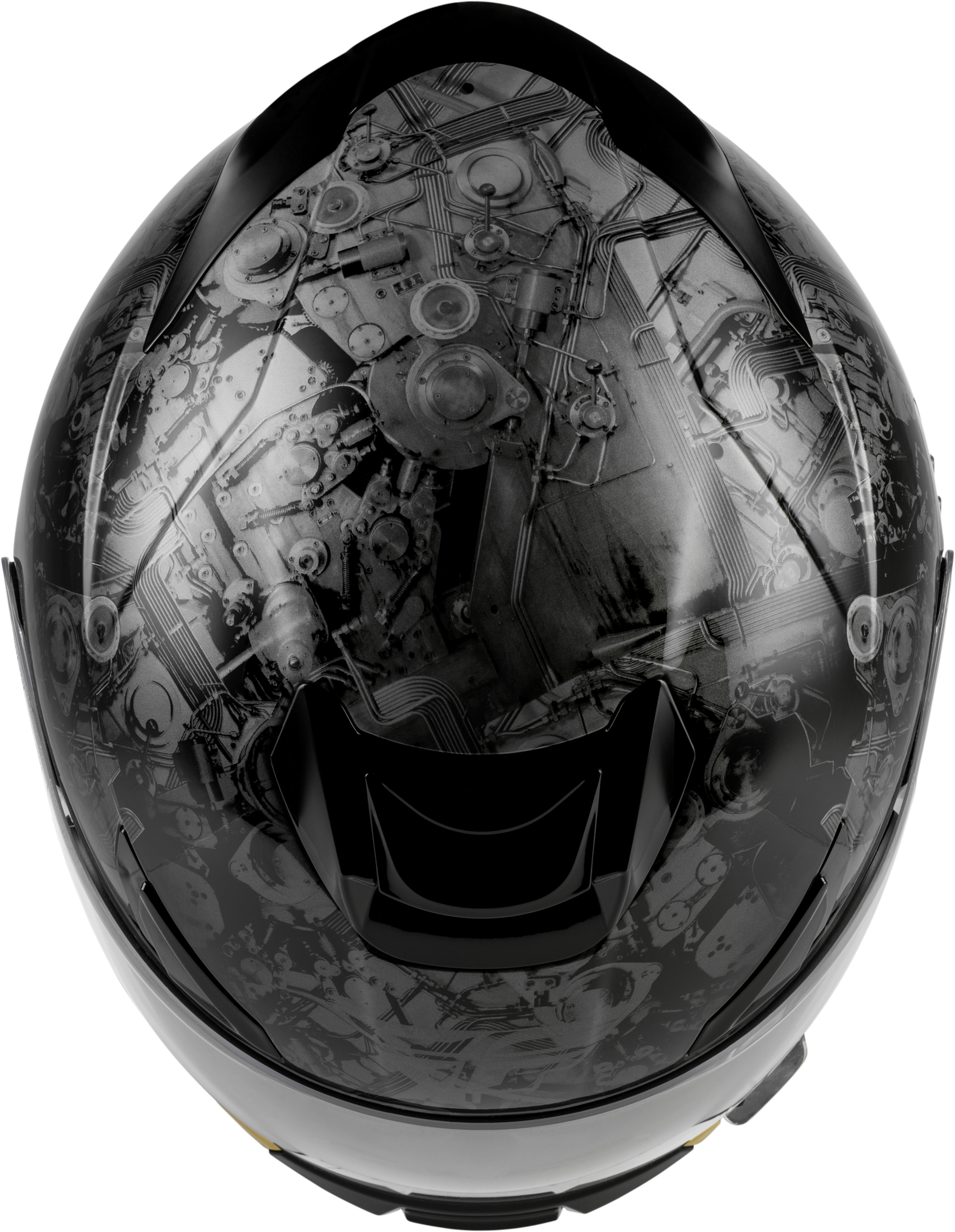 Sentinel Mech Helmet Black/Grey/Gold Xl